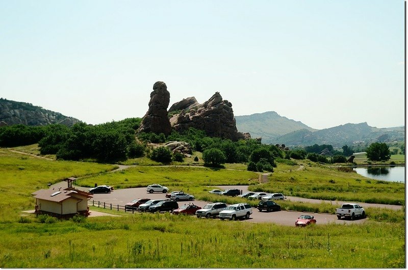 Parking lot at Main Trailhead 1