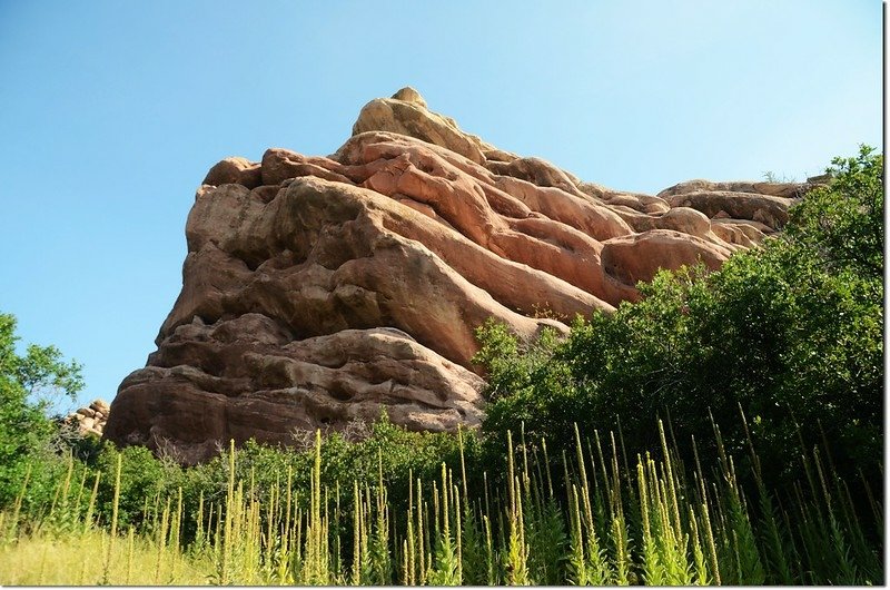 Red rocks along the trail 3