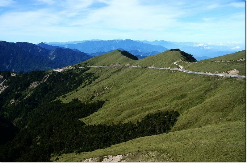 合歡山步道南眺 1