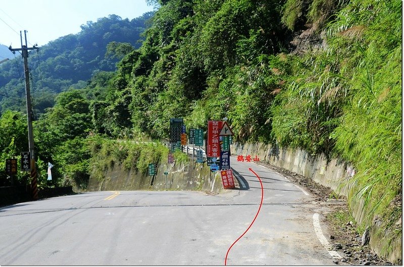 鷂婆山苗62-1道路岔