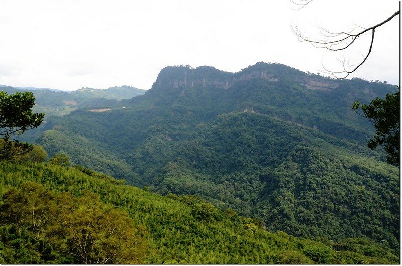 三寮坑山稜線東南眺鷂婆山