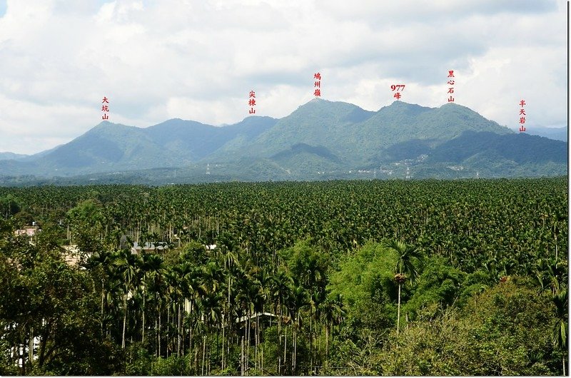 頂宅子東北眺大坑、三寶山 1-1