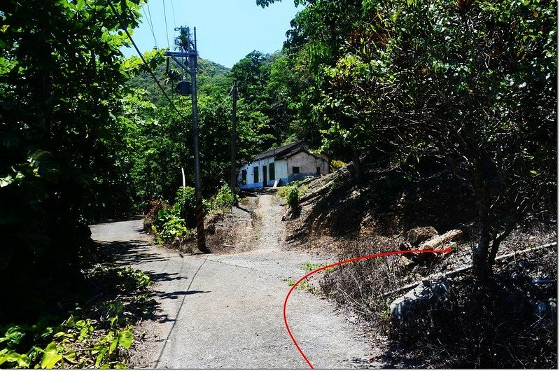 助矢山登山步道岔