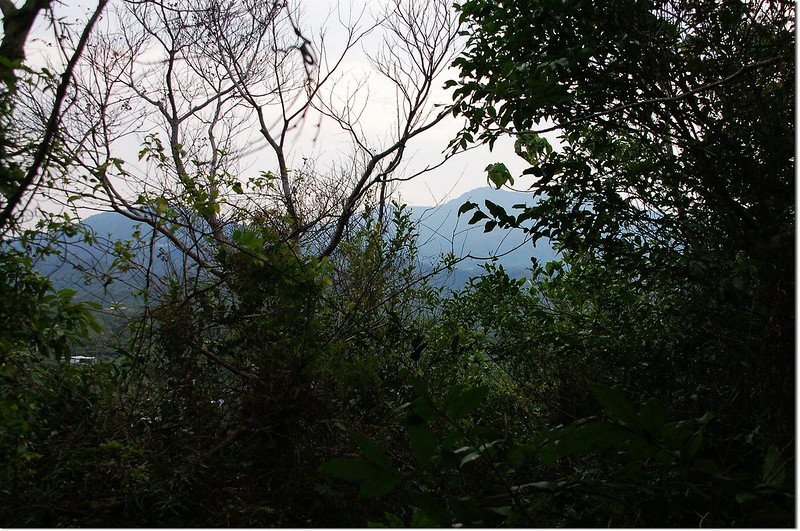 三重溪山東眺大棟山、枕頭山