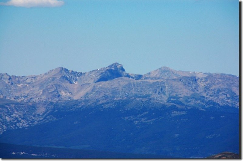 Looking northwest at Mount of the Holy Cross from the summit of Quandary Peak