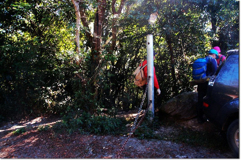 西大社山登山口