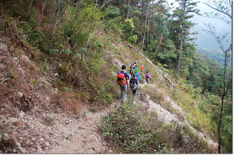 出雲山林道崩塌處腰繞路 3