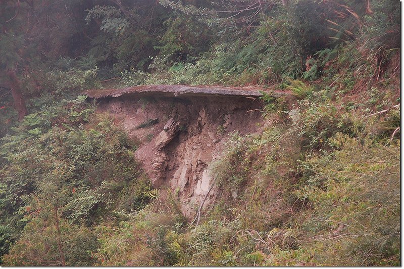 出雲山林道崩塌處 5