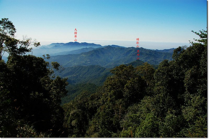 次郎山展望點南望大橫屏山 2-1