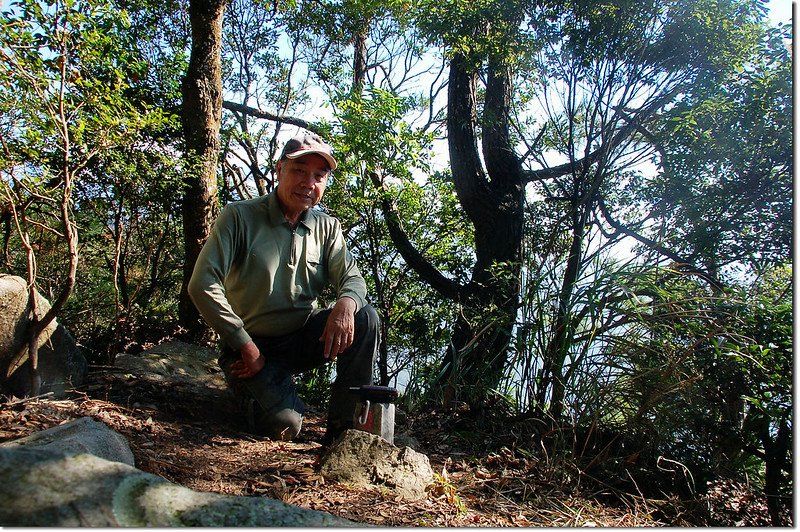 白毛山西南峰山頂