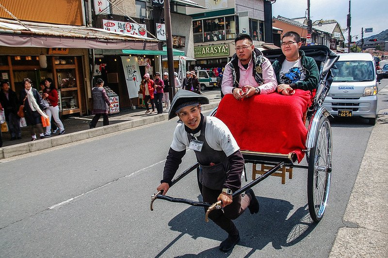 嵐山人力車 1