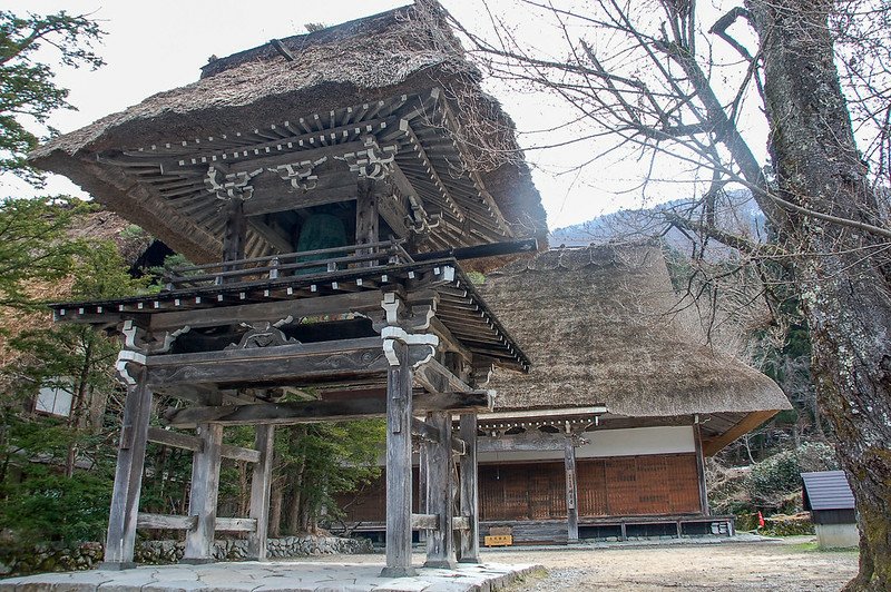 白川鄉合掌造聚落 -明善寺鐘樓門