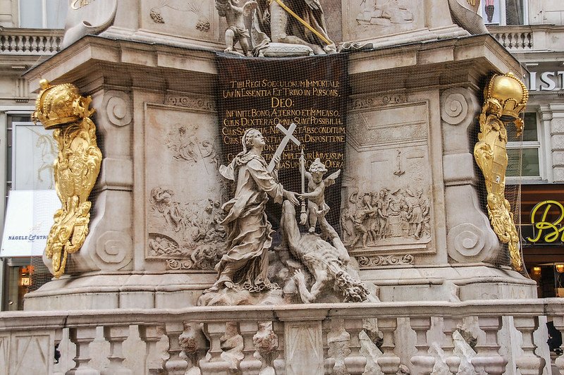 黑死病紀念柱(Plague column, Vienna) 5