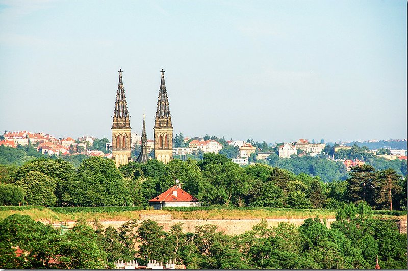 Church of st. Peter and Paul as seen from Corinthia Towers Hotel