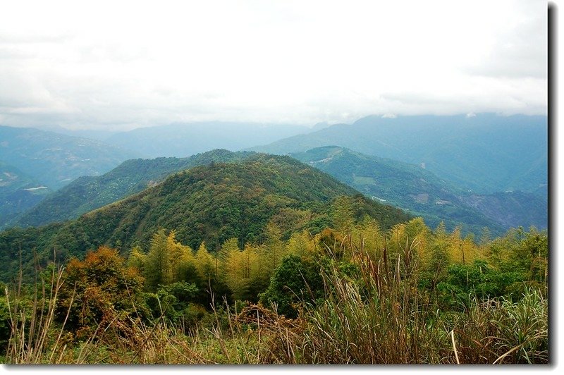 茶園東望霧社方向高峰、關頭山 2