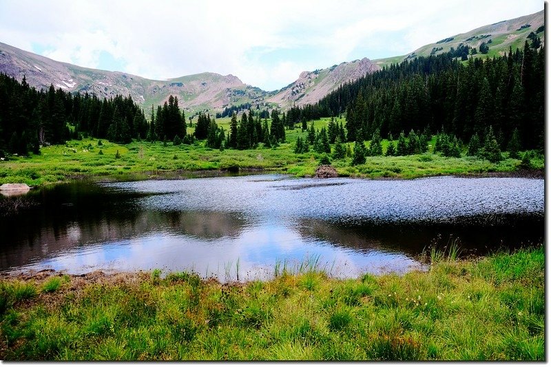 A pond along the trail 4