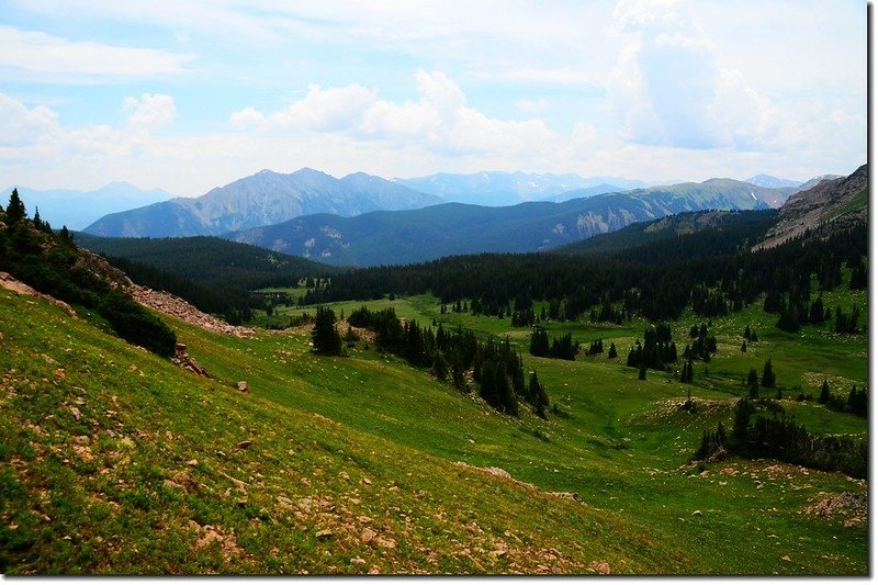 Looking down Meadow Creek Valley, Tenmile Range is in the distance 4