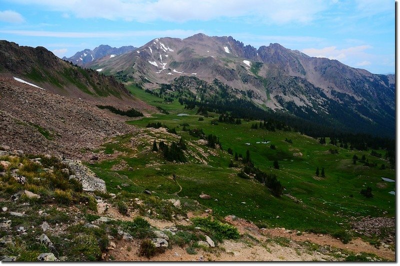 Red Peak from Eccles Pass