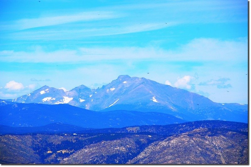 Looking Northwest from Green Mountain at Longs Peak