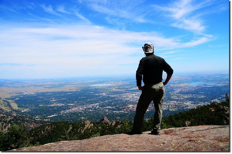 Overlooking Boulder downtown from Green Mountain 7