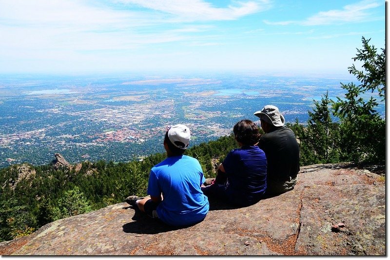 Overlooking Boulder downtown from Green Mountain 5