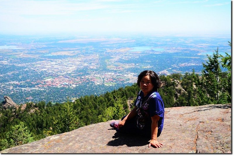 Overlooking Boulder downtown from Green Mountain 3