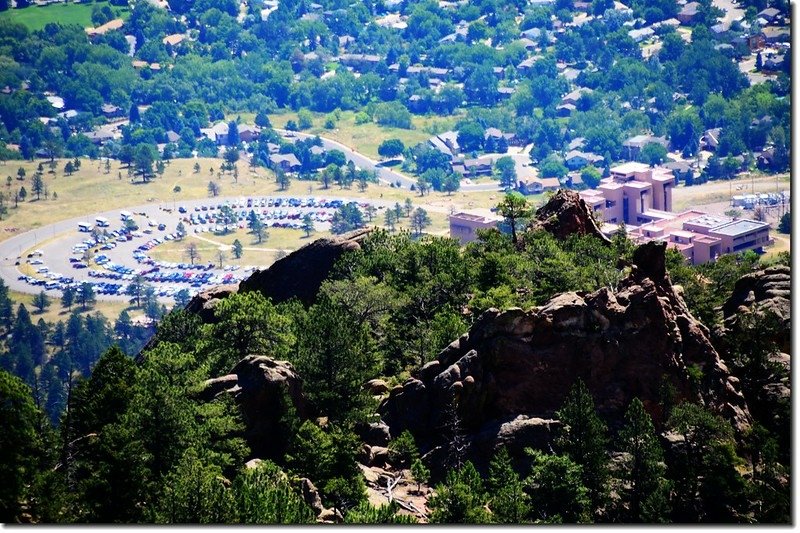 Overlooking NCAR from Green Mountain