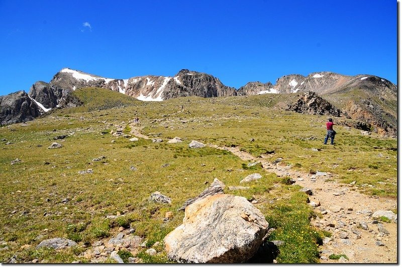 Mount Neva from Arapaho Pass