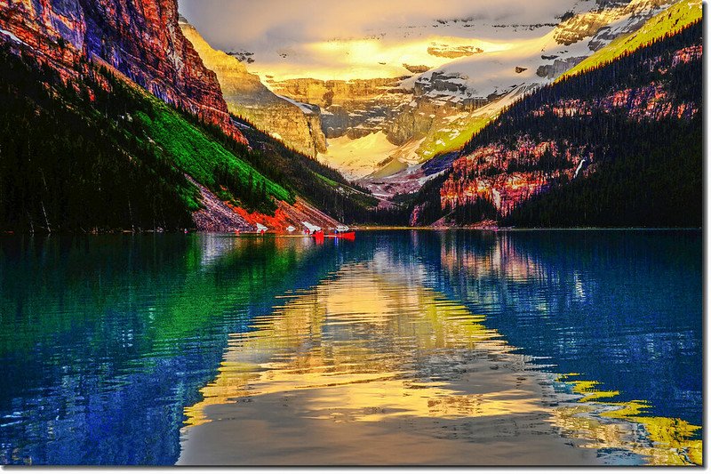 Lake Louise sunrise (2)