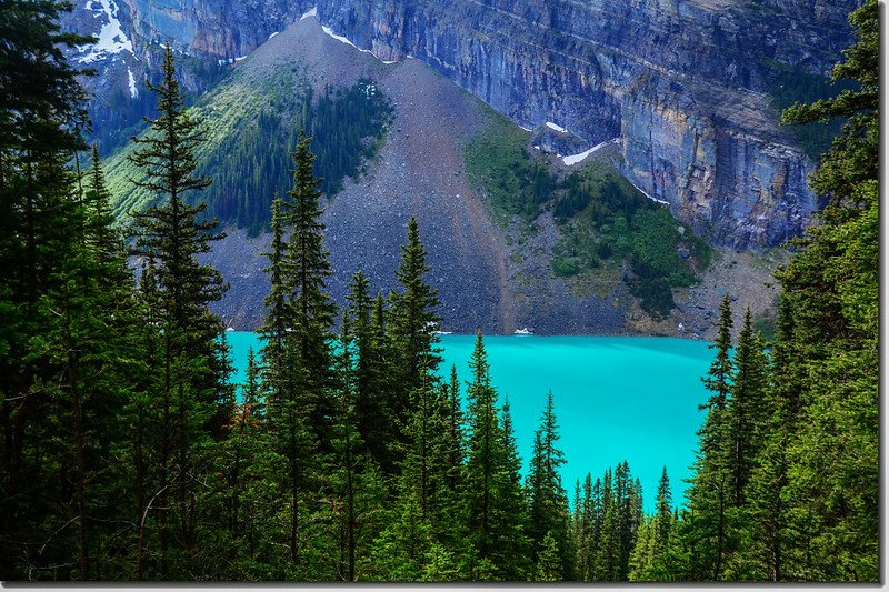 Lake Louise from the Lake Agnes Trail