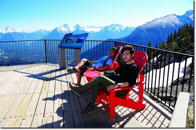 Red Chairs at Sanson Peak, Banff Gondola