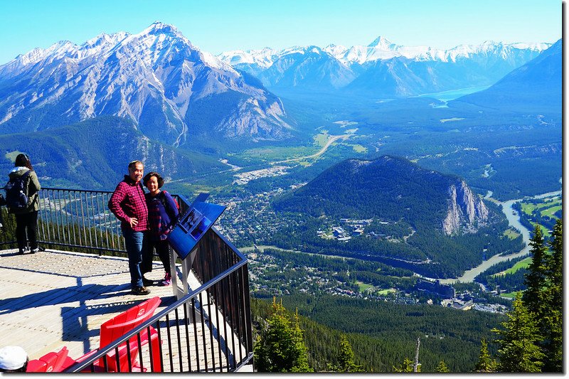 Taken from Banff Gondola Sanson Peak Observation Point 2