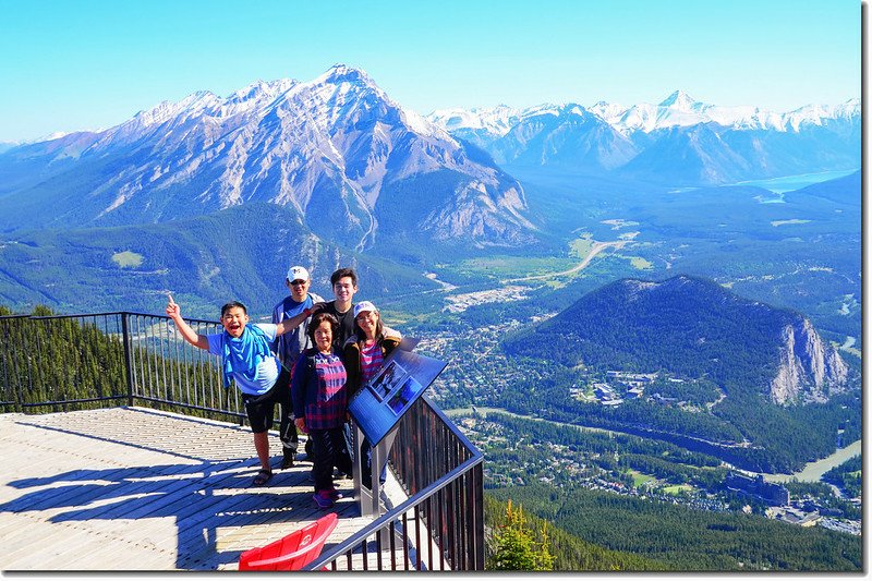 Taken from Banff Gondola Sanson Peak Observation Point 1