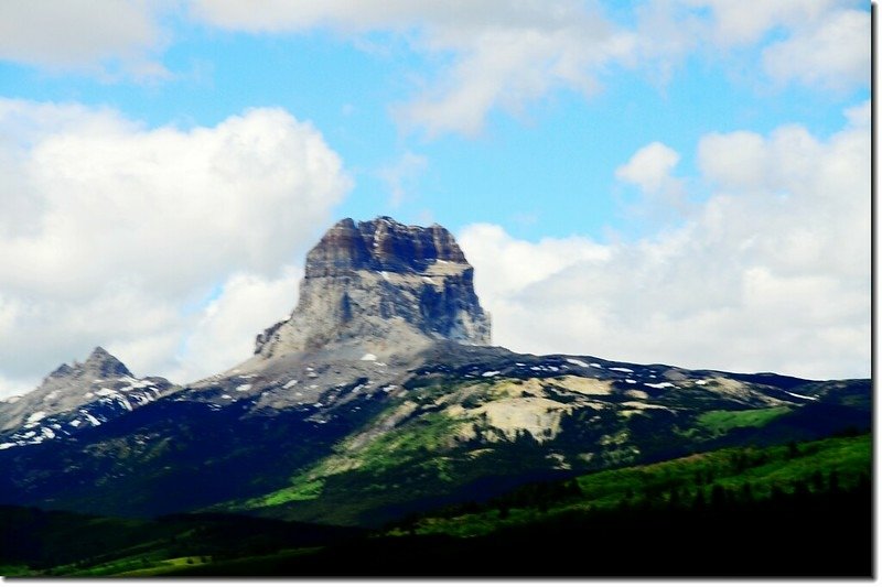 Chief Mountain on the border of Glacier National Park 1