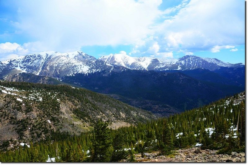 Viewing Mummy Range from Trail Ridge Road