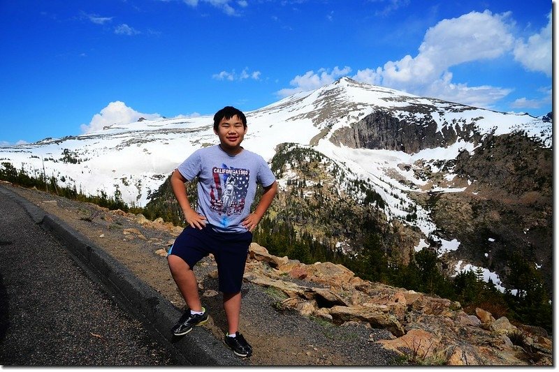 Trail Ridge Road, with Sundance Mountain in the Background 1