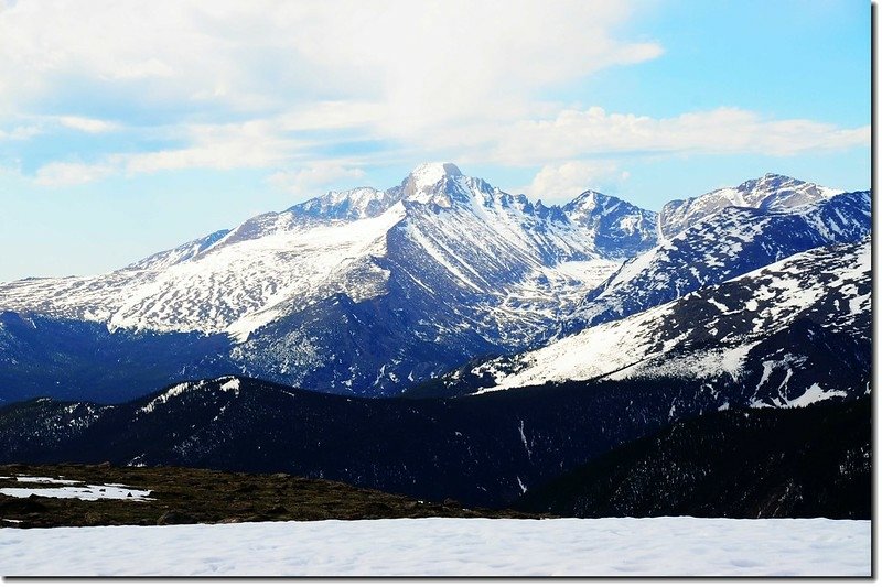 Viewing Longs Peak from Forest Canyon 3