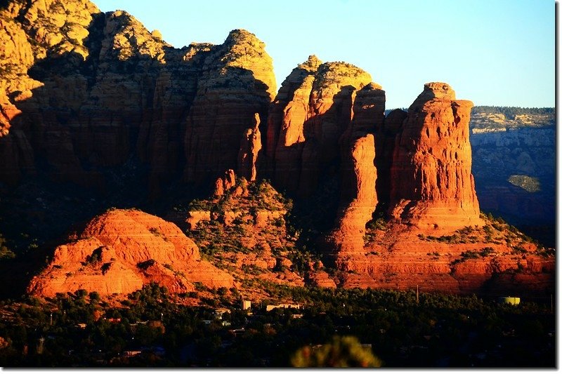 The Coffeepot Rock(R) from the Airport Mesa upper scenic overlook