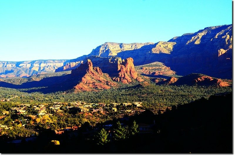 The Morning Glory Spire from the Airport Mesa lower scenic overlook