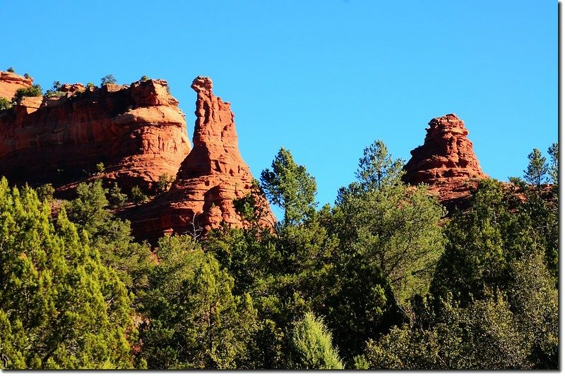 The Red Rocks are taken from the Boynton Pass Road 6