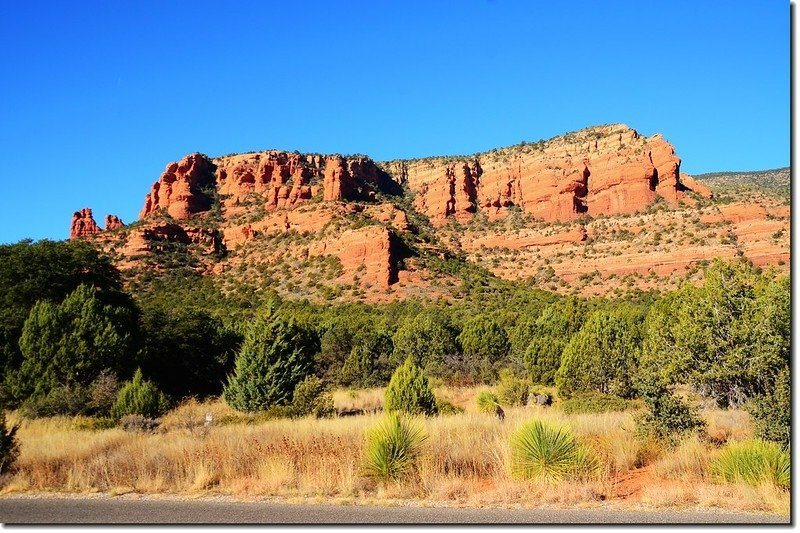 The Red Rocks are taken from the Fay Canyon Trailhead