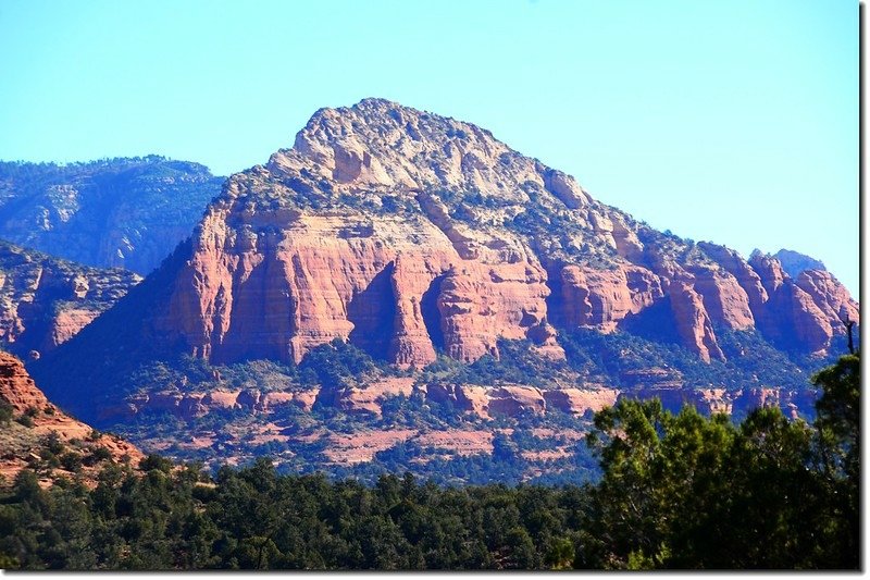 The Red Rocks are taken from Dry Creek Road 1