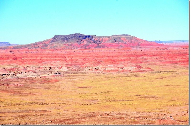 Pilot Rock from Pintado Point, Petrified Forest National Park