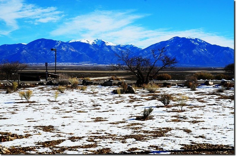 The Rio Grande Gorge Bridge rest area