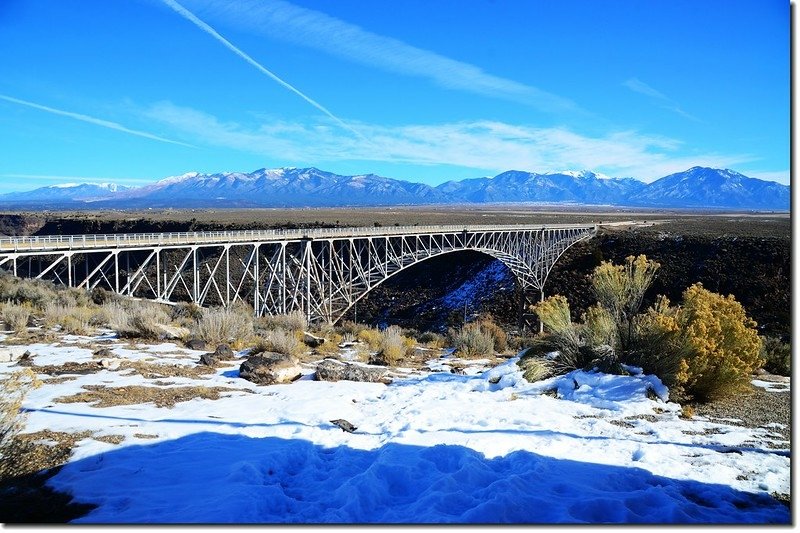 Rio Grande Gorge Bridge from the rest area 2