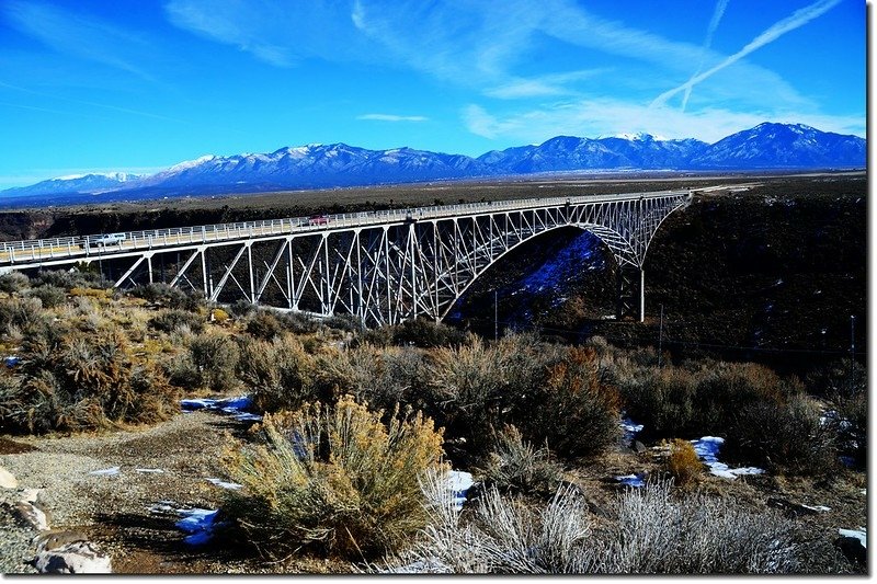 Rio Grande Gorge Bridge from the rest area 6