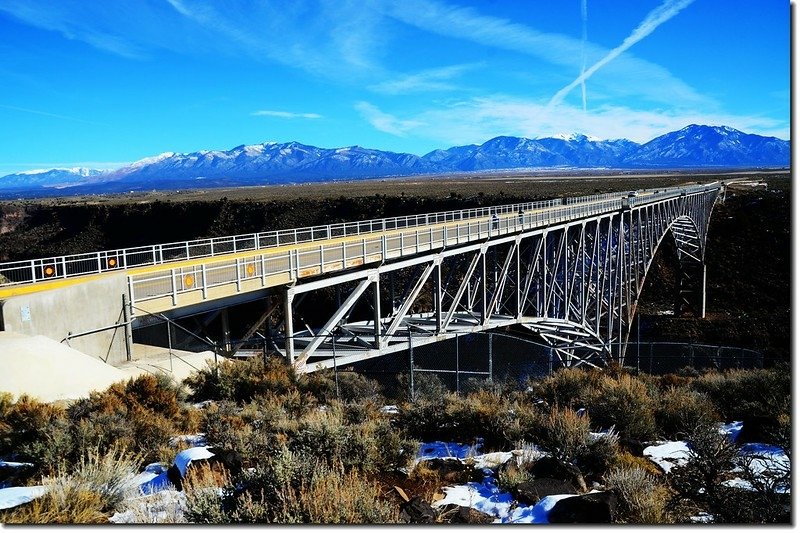 Rio Grande Gorge Bridge from the rest area 3