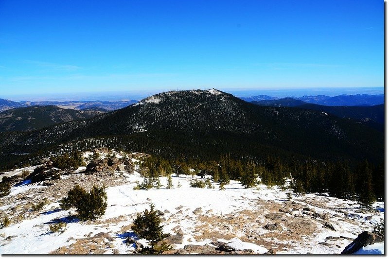 Squaw Mountain as seen from the summit of Chief Mountain