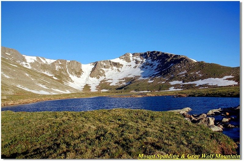 Mt. Spaulding from the Summit Lake area 1