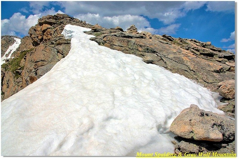 Looking up at Spalding&apos;s summit from high on Spalding&apos;s ea_2